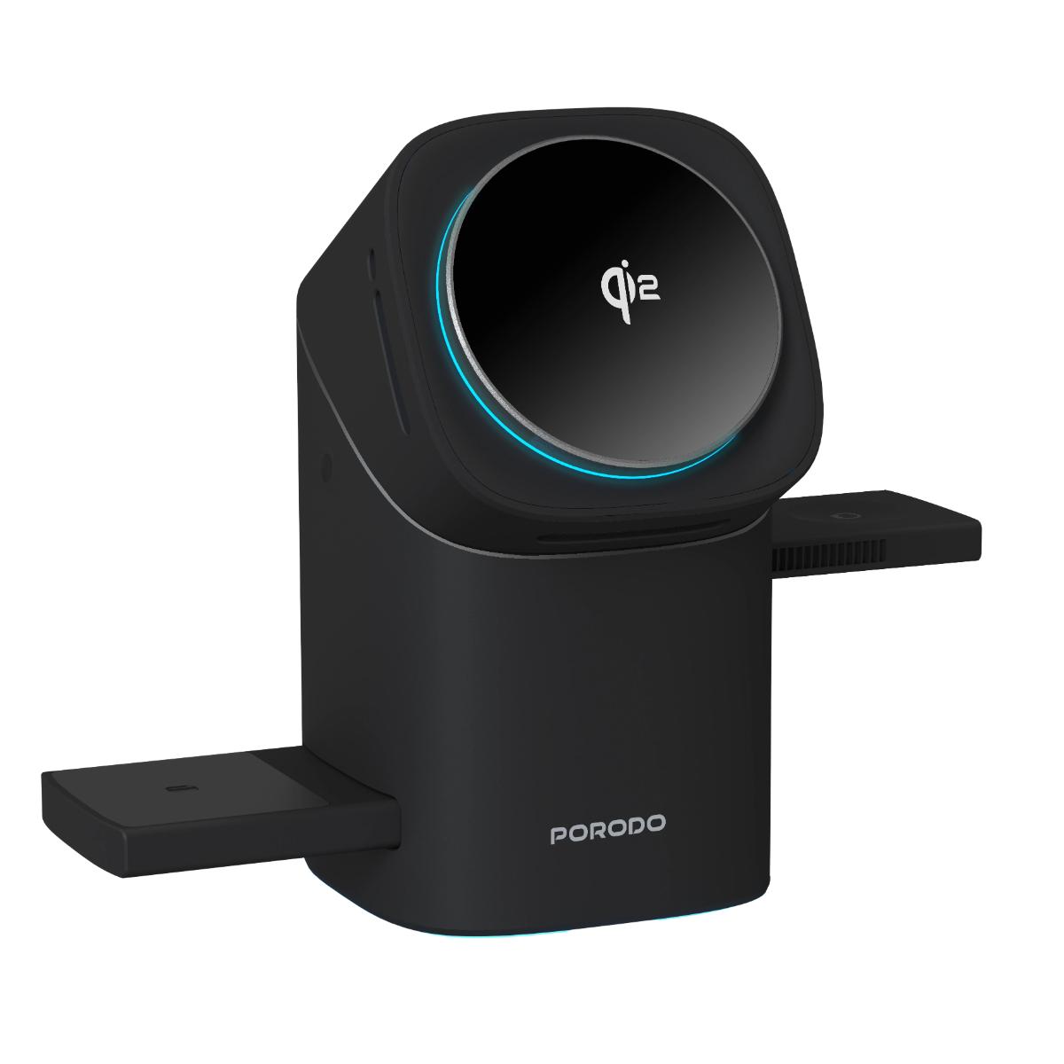 Porodo Auto Rotate & Slide Qi2 Magsafe Charging