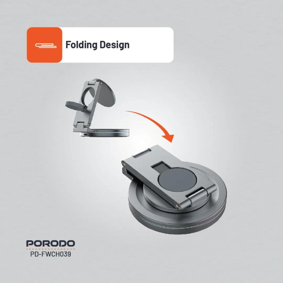 3-in-1 Rotating Wireless Charger