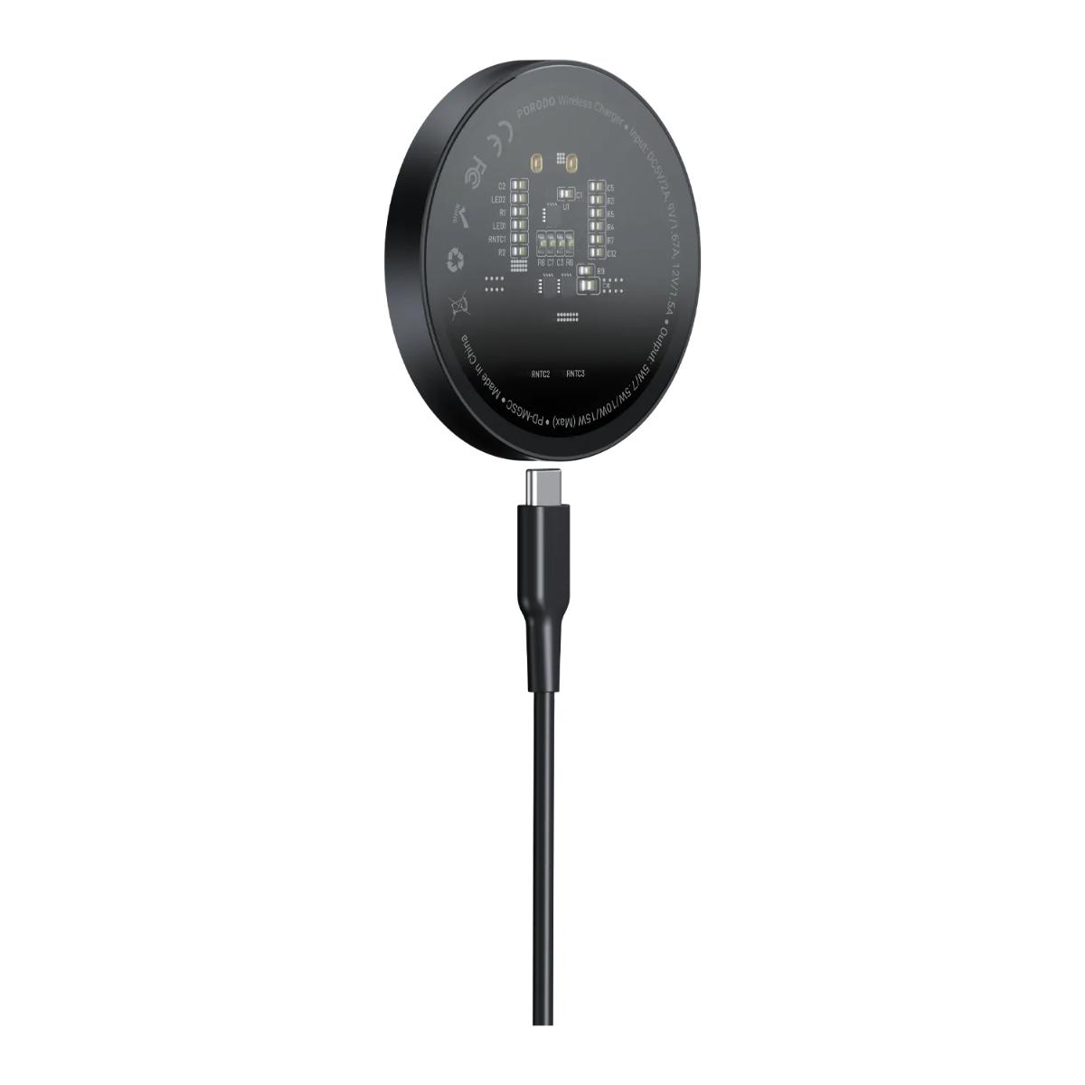 Transparent 15W Magnetic Charging Cable