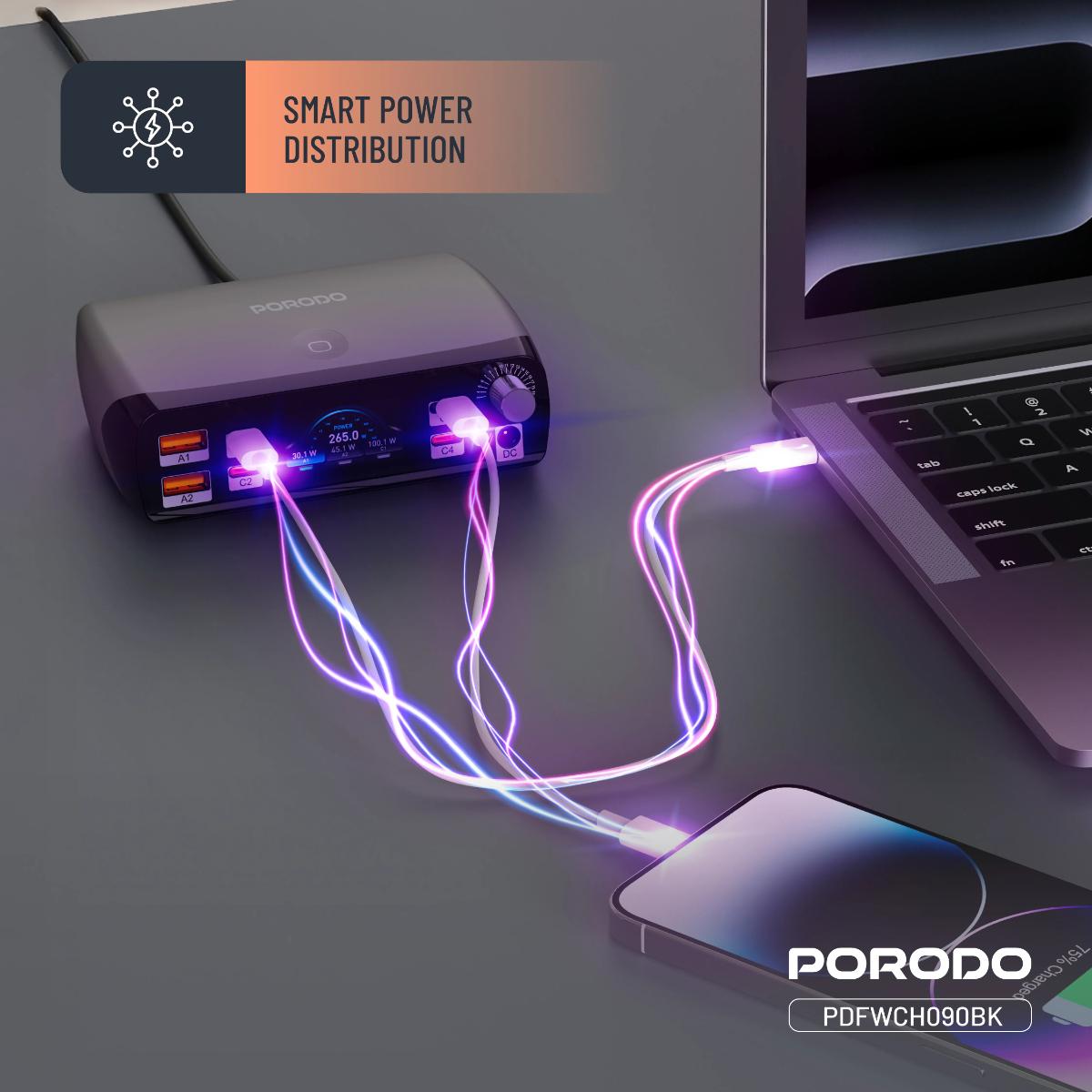 Porodo PowerGate Smart Charging Station