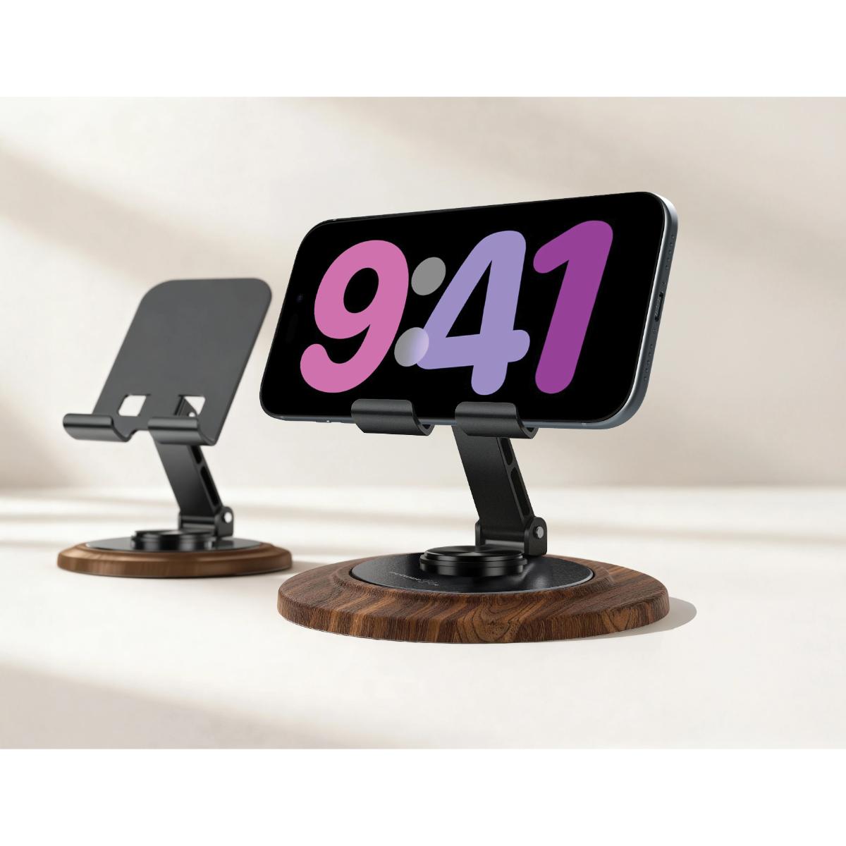 Porodo Blue Desktop Phone Holder 360° Rotating Base