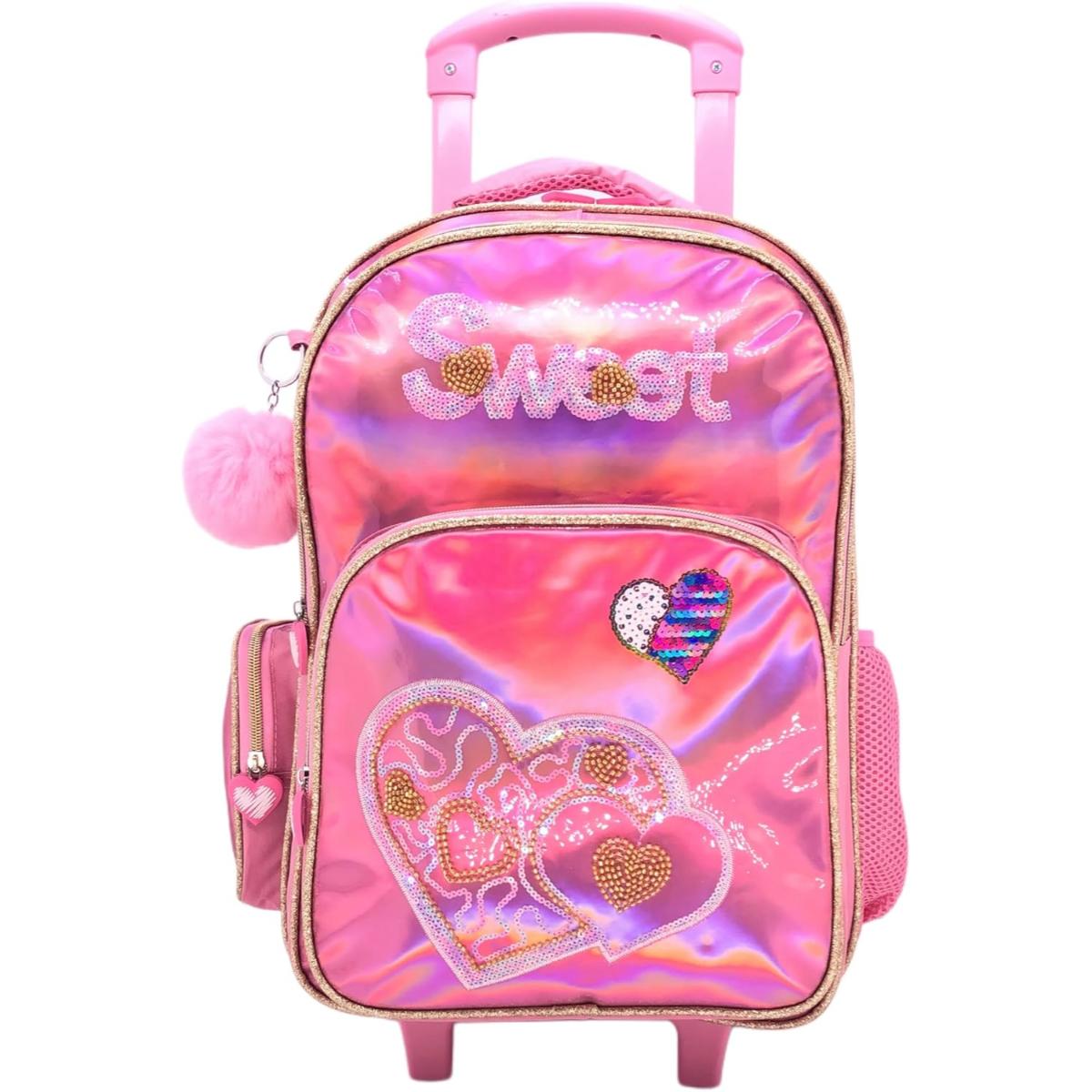 15-Inch Kids Rolling School Bag Set