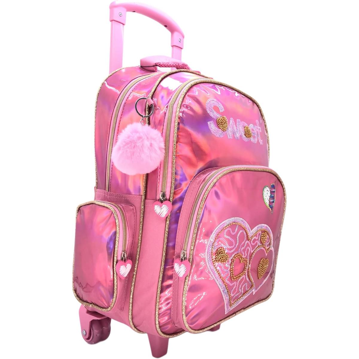 15-Inch Kids Rolling School Bag Set
