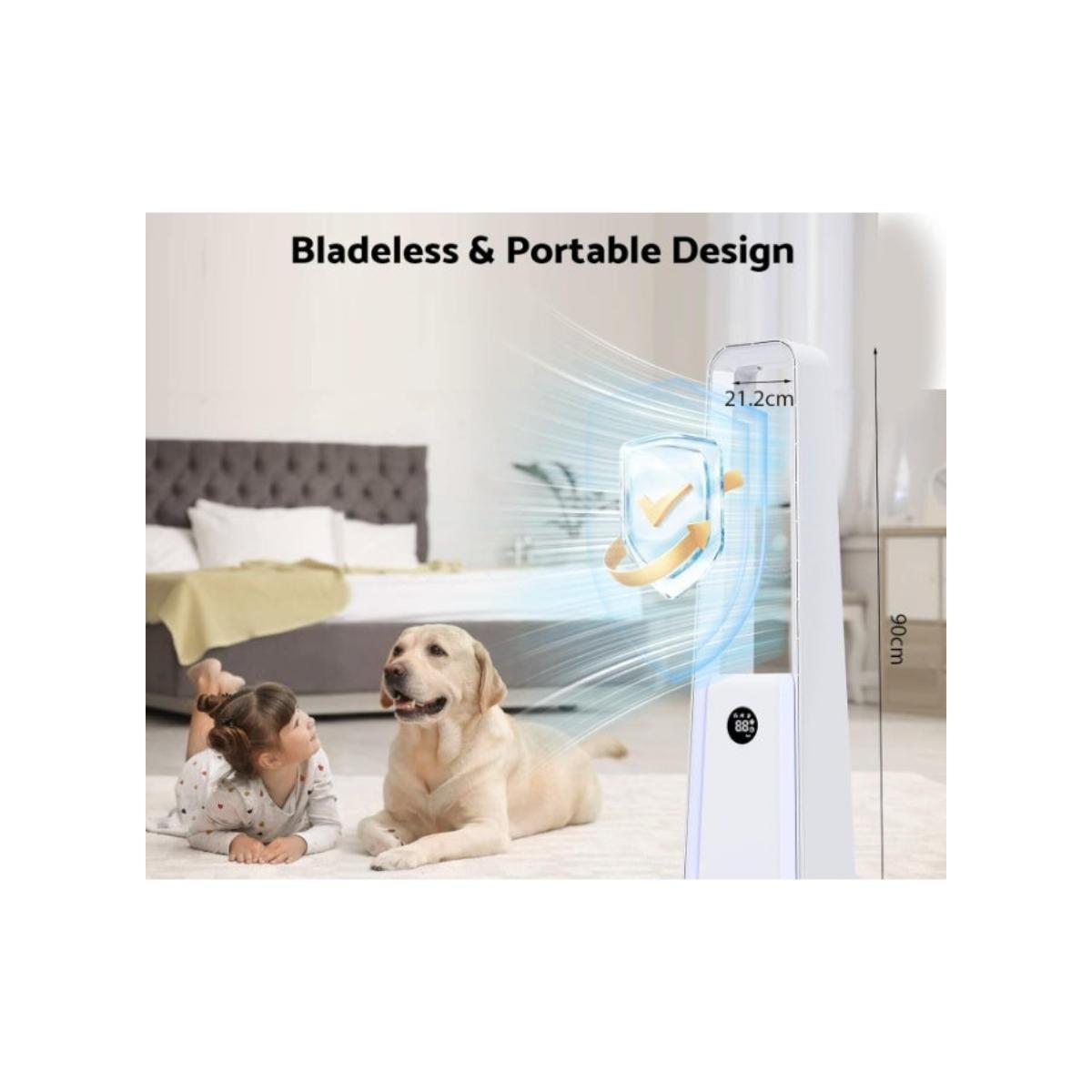 80W Bladeless Tower Fan