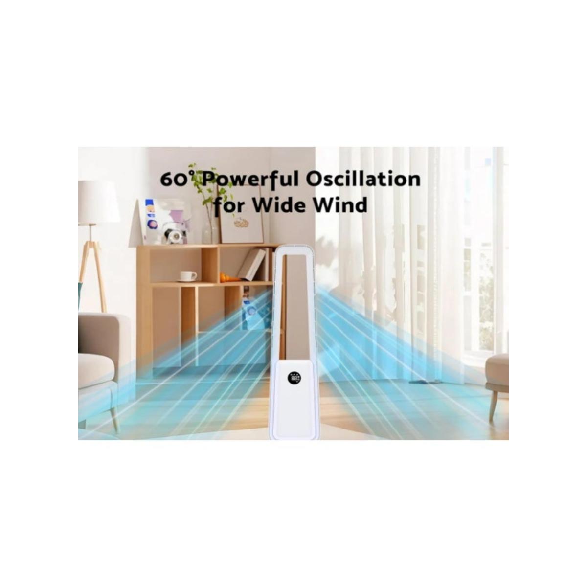 80W Bladeless Tower Fan