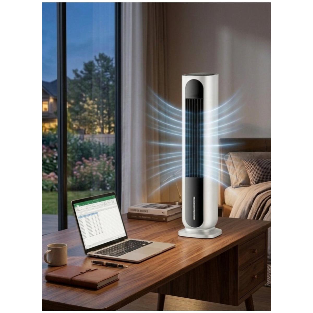 Bladeless Tower Fan 7L Air Cooler