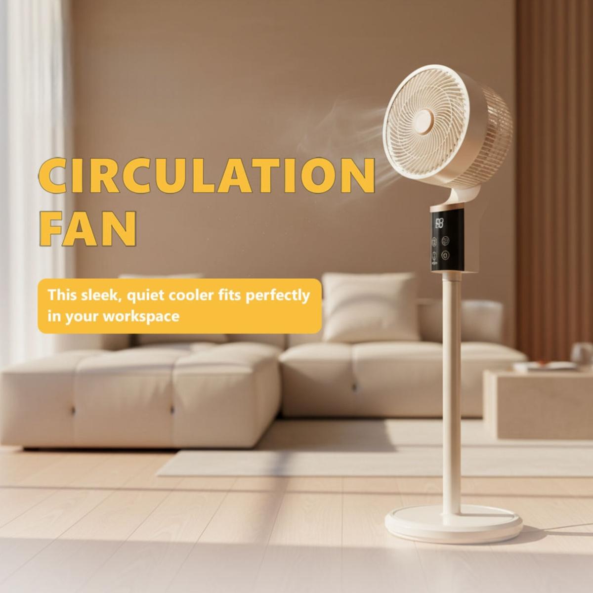 3D Oscillating Circulation Fan