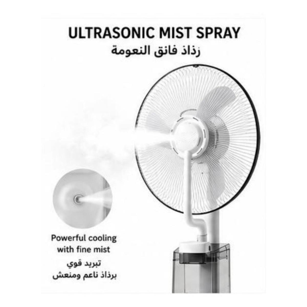 18-Inch Rechargeable Ultrasonic Mist Spray Fan