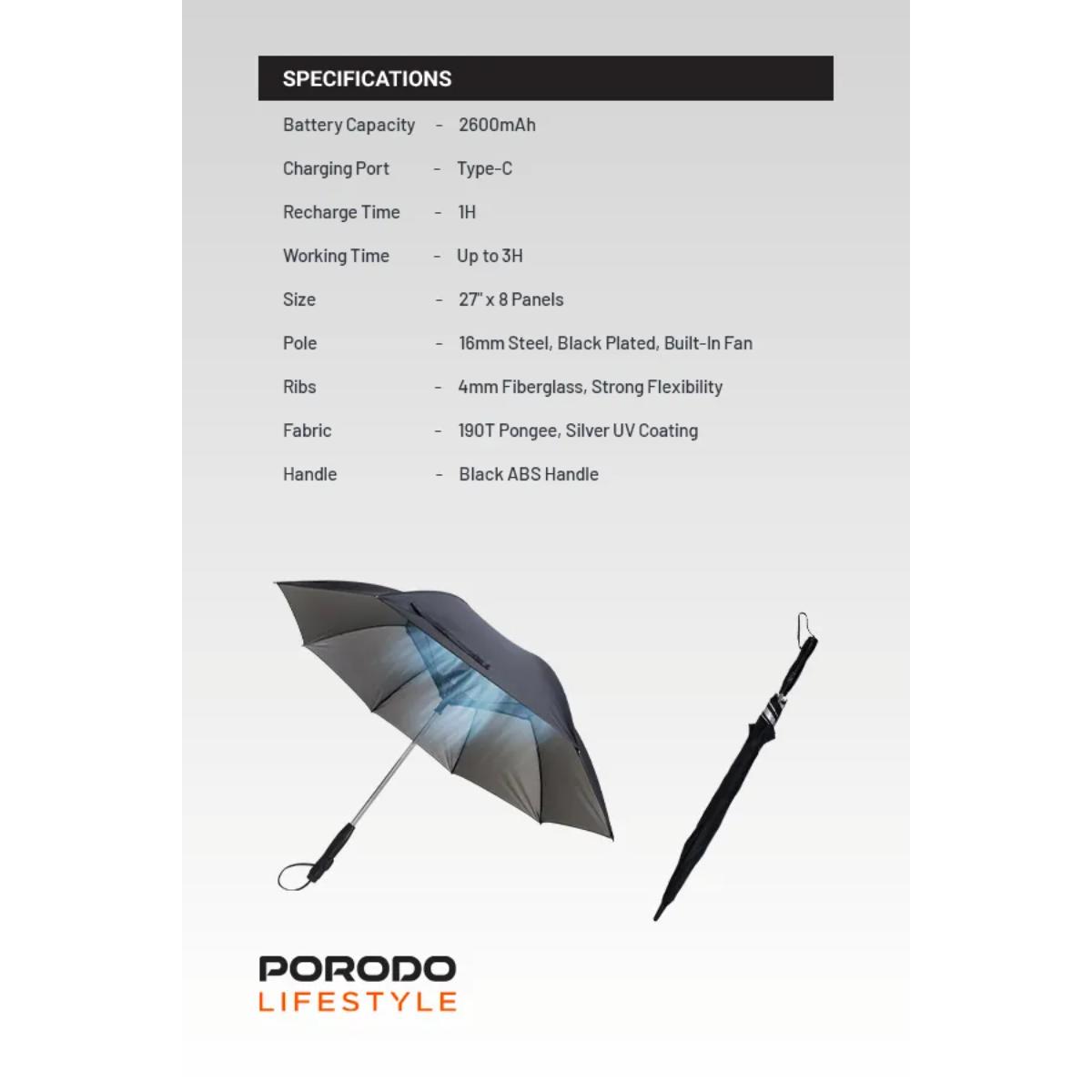 Porodo Lifestyle Cool Mist Umbrella