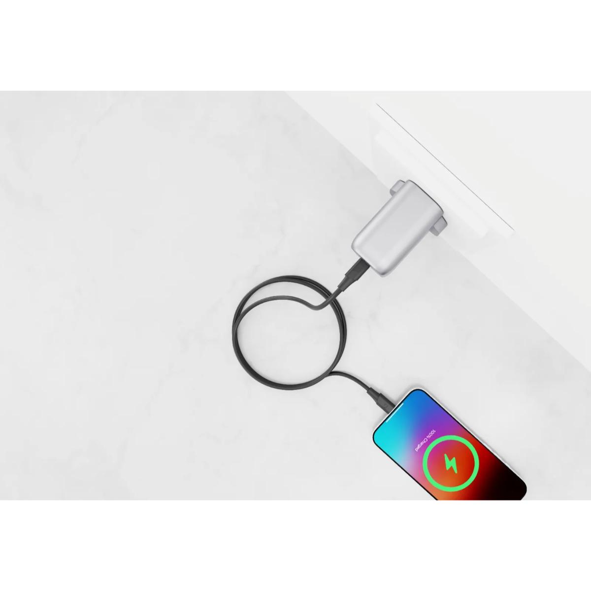 Powerology Power Sync Flex USB-C to Lightning Cable