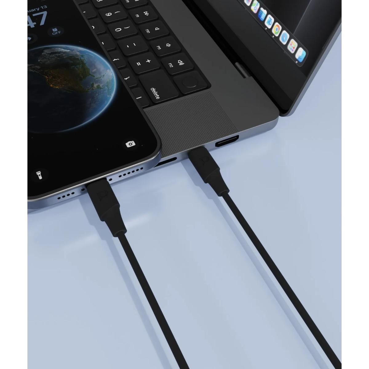 Powerology Power Sync Flex USB-C to Lightning Cable