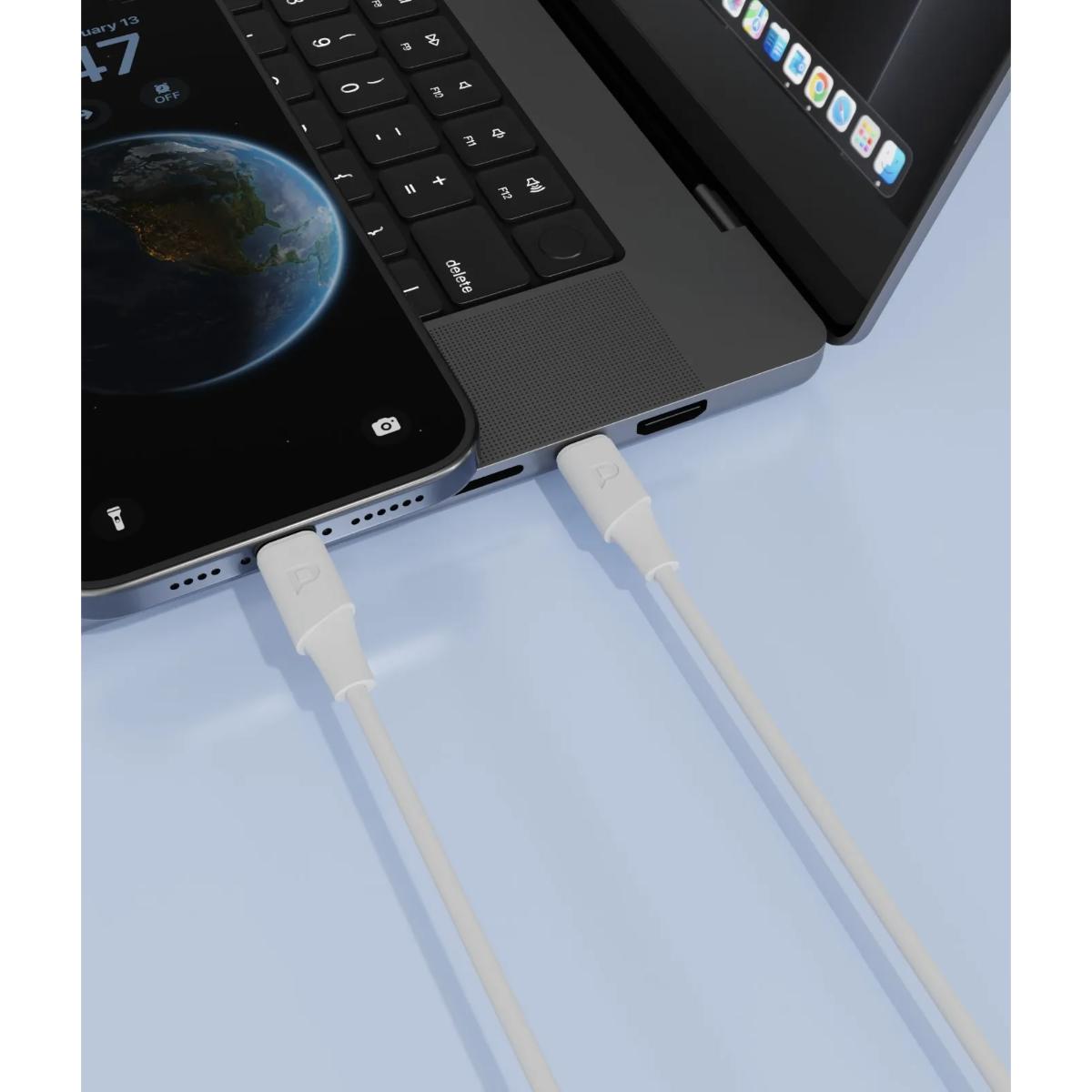 Powerology Power Sync Flex USB-C to Lightning Cable