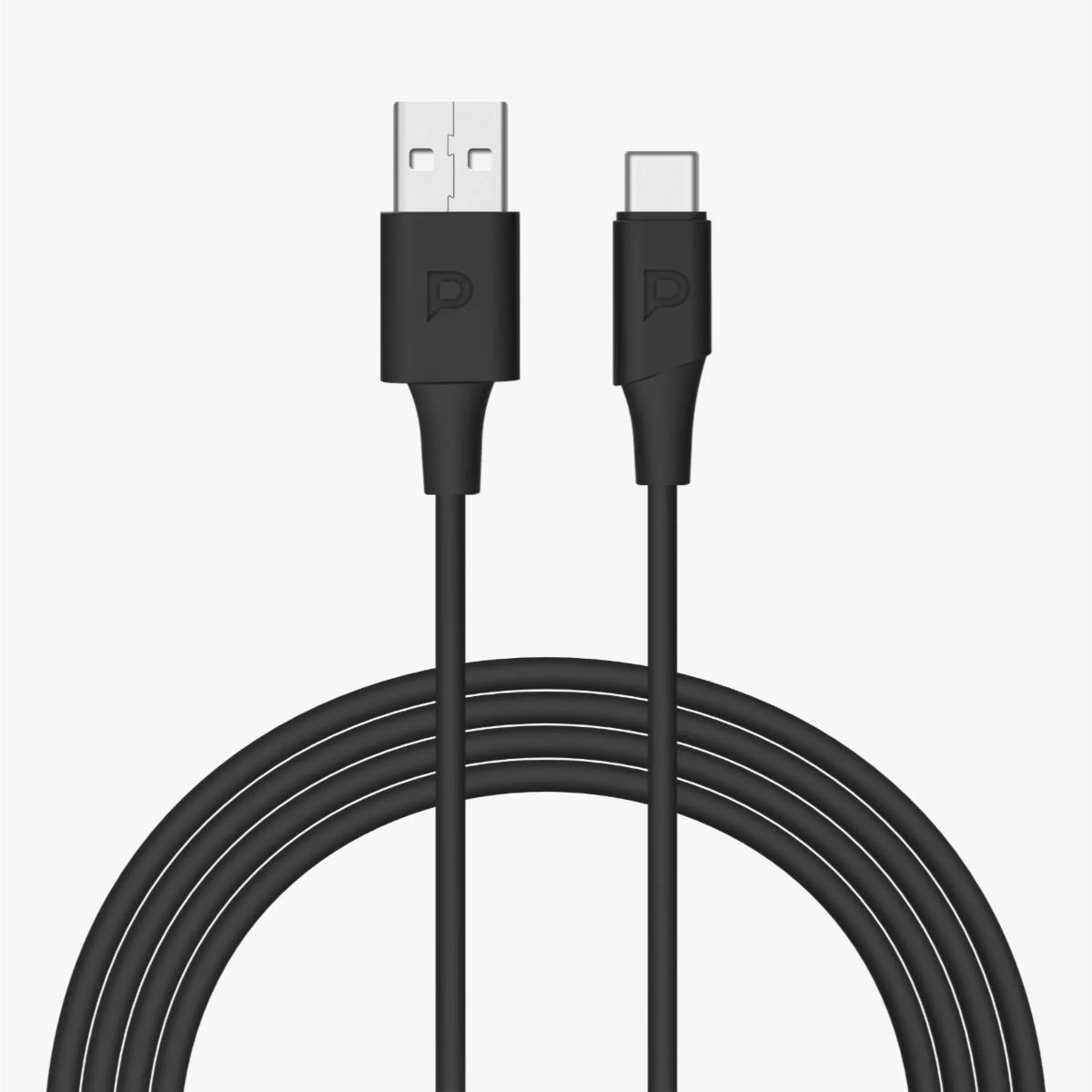 Powerology Power Sync Flex USB-A to USB-C Cable