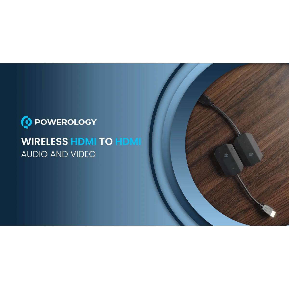 Powerology Wireless HDMI to HDMI Audio