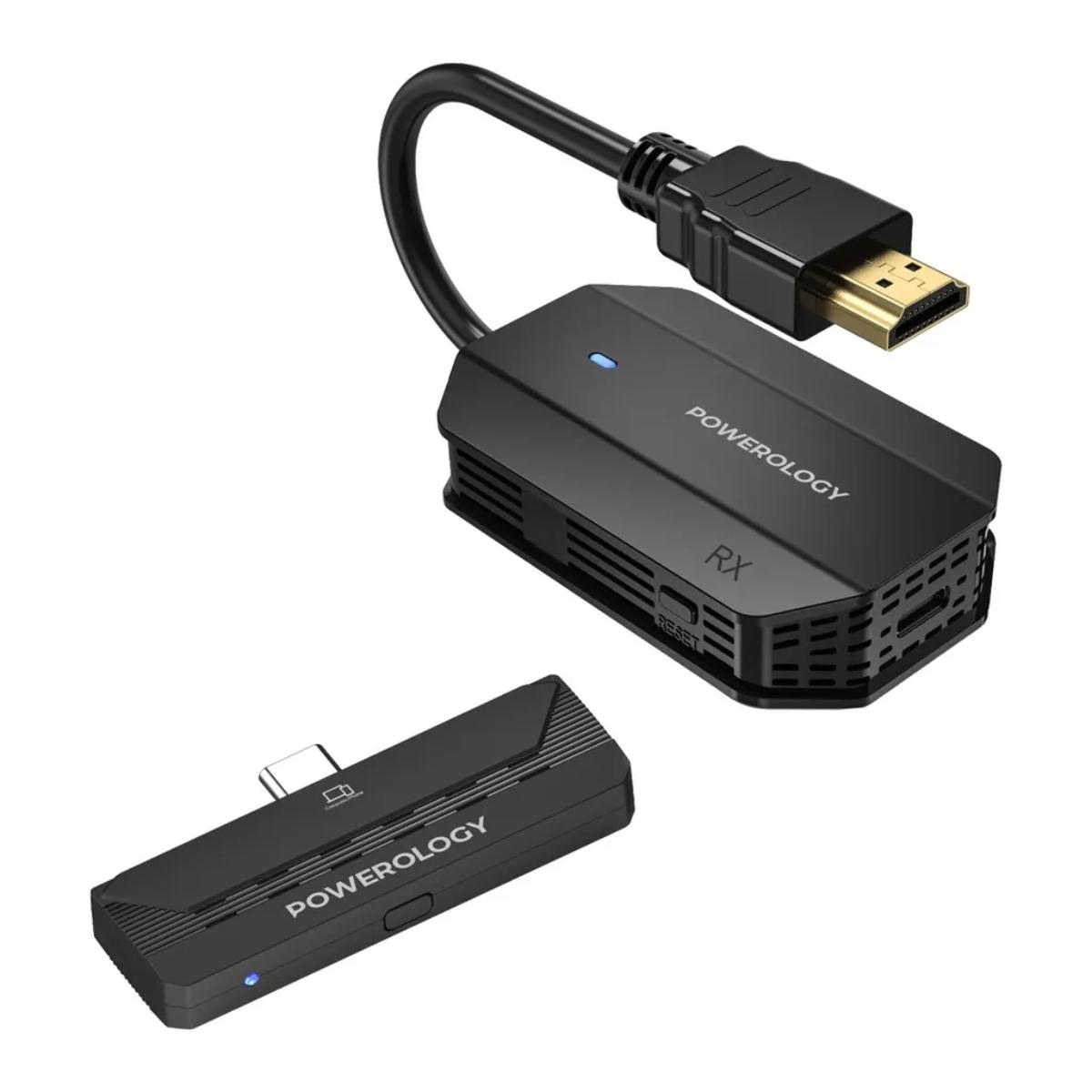 Powerology Wireless USB-C to HDMI Adapter