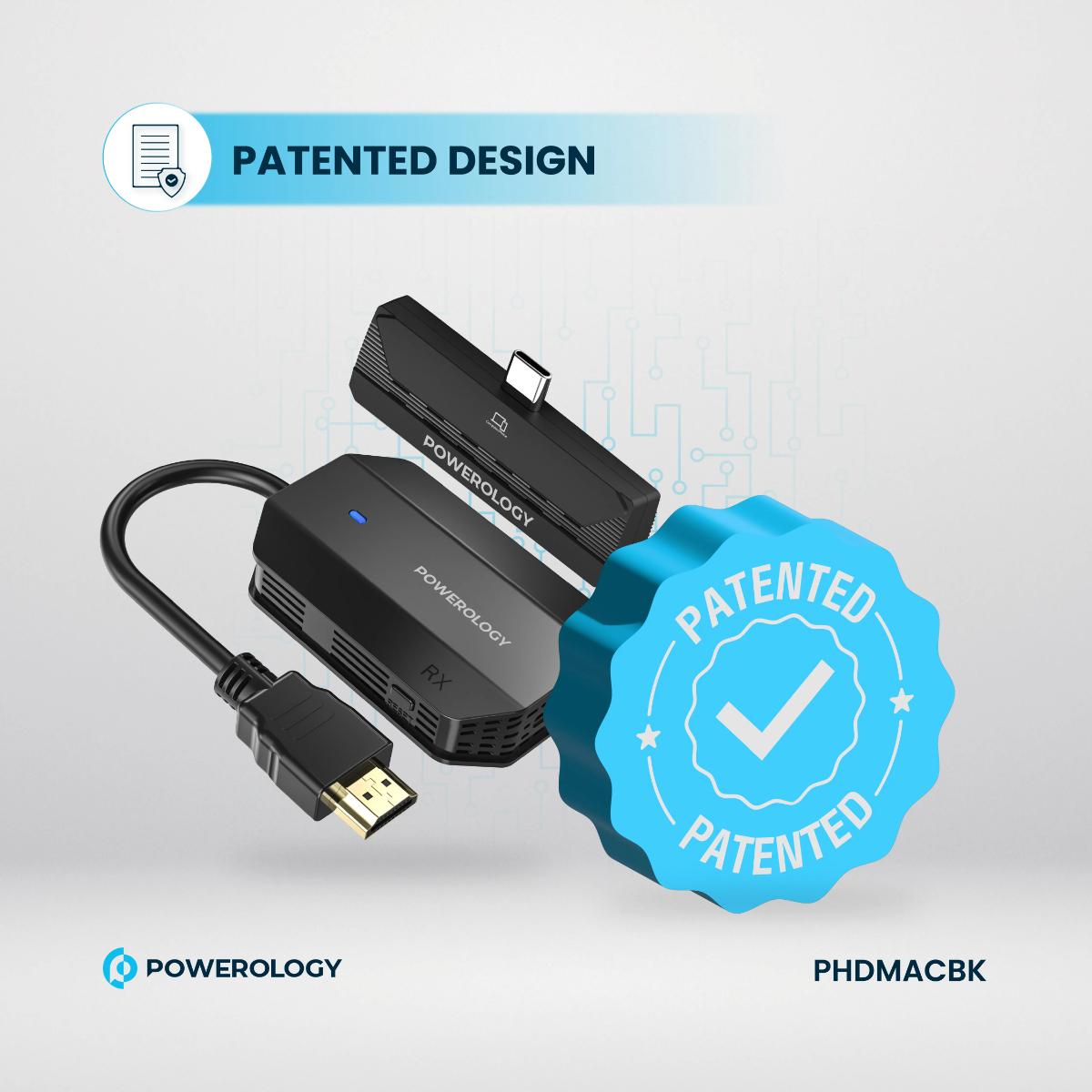 Powerology Wireless USB-C to HDMI Adapter