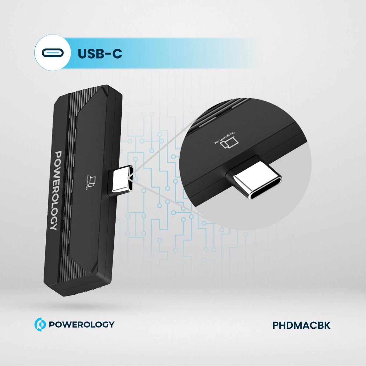 Powerology Wireless USB-C to HDMI Adapter