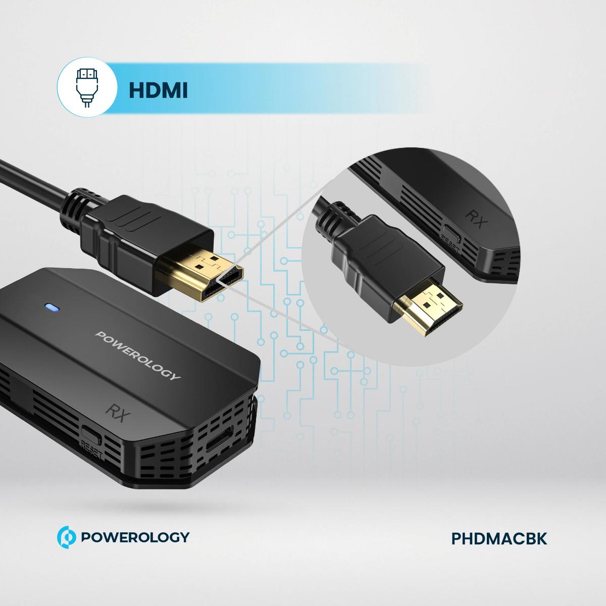 Powerology Wireless USB-C to HDMI Adapter