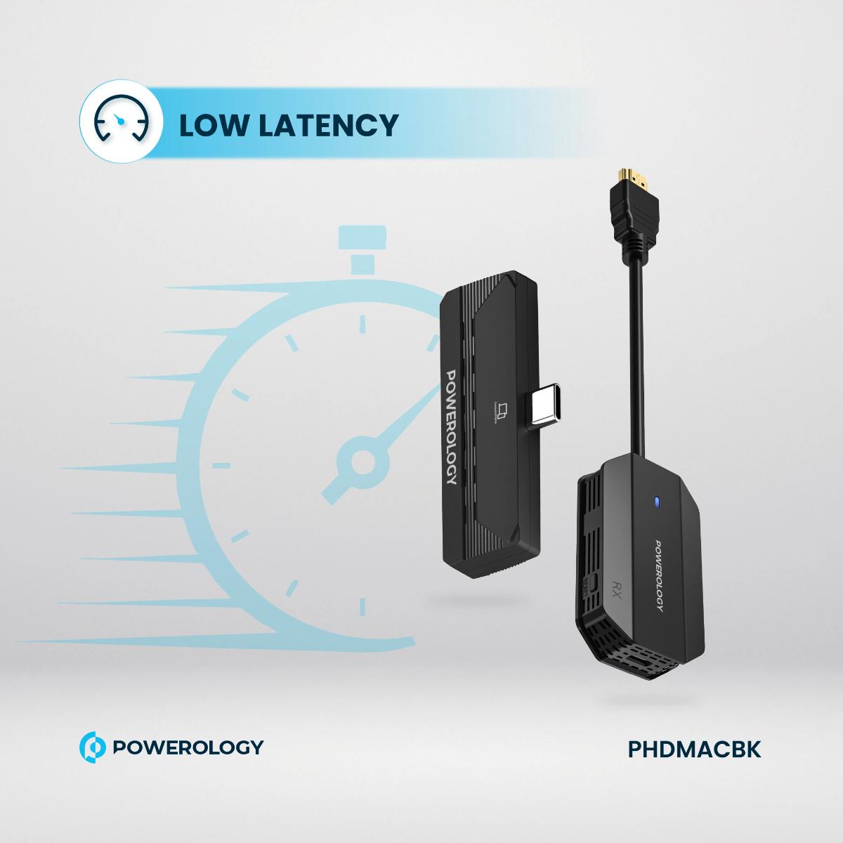 Powerology Wireless USB-C to HDMI Adapter
