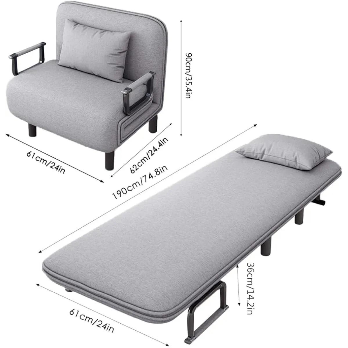 Convertible Folding Sofa Bed Chair