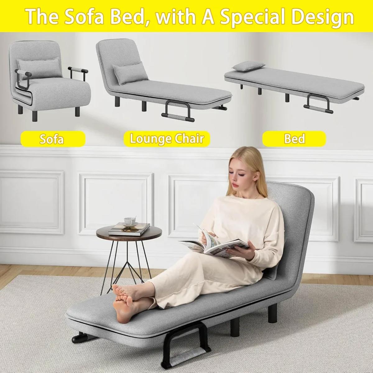 Convertible Folding Sofa Bed Chair