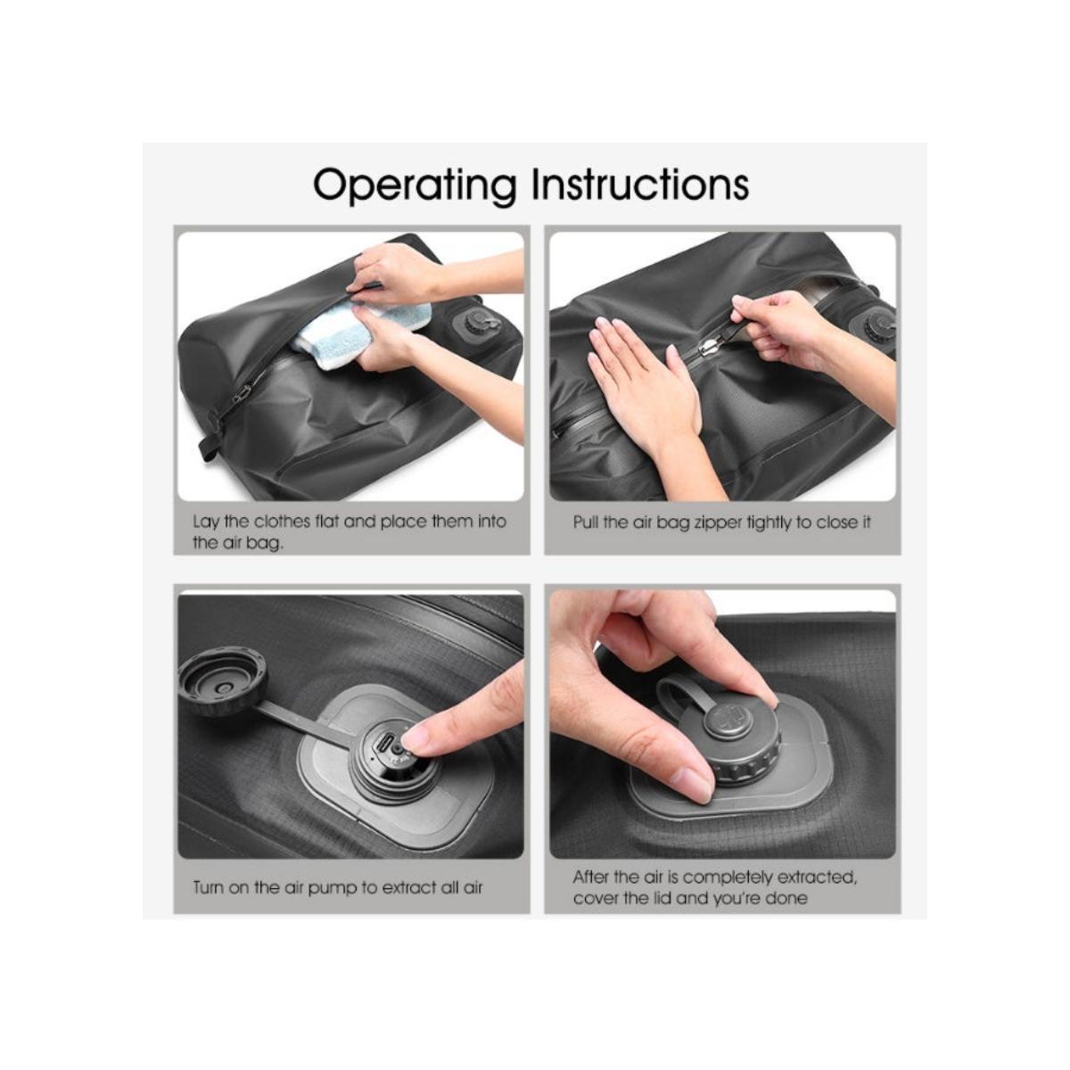 Automatic Vacuum Compression Storage Bag