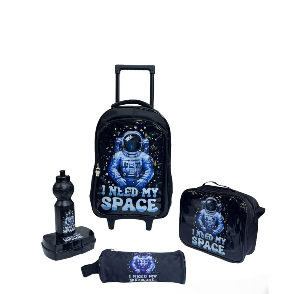 5-in-1 Kids School Rolling Backpack Set