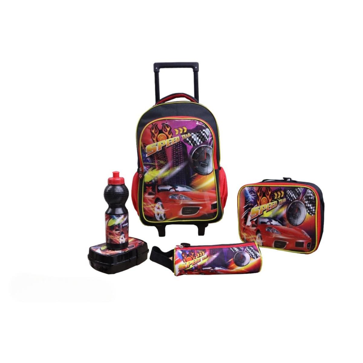 5-in-1 Kids School Rolling Backpack Set