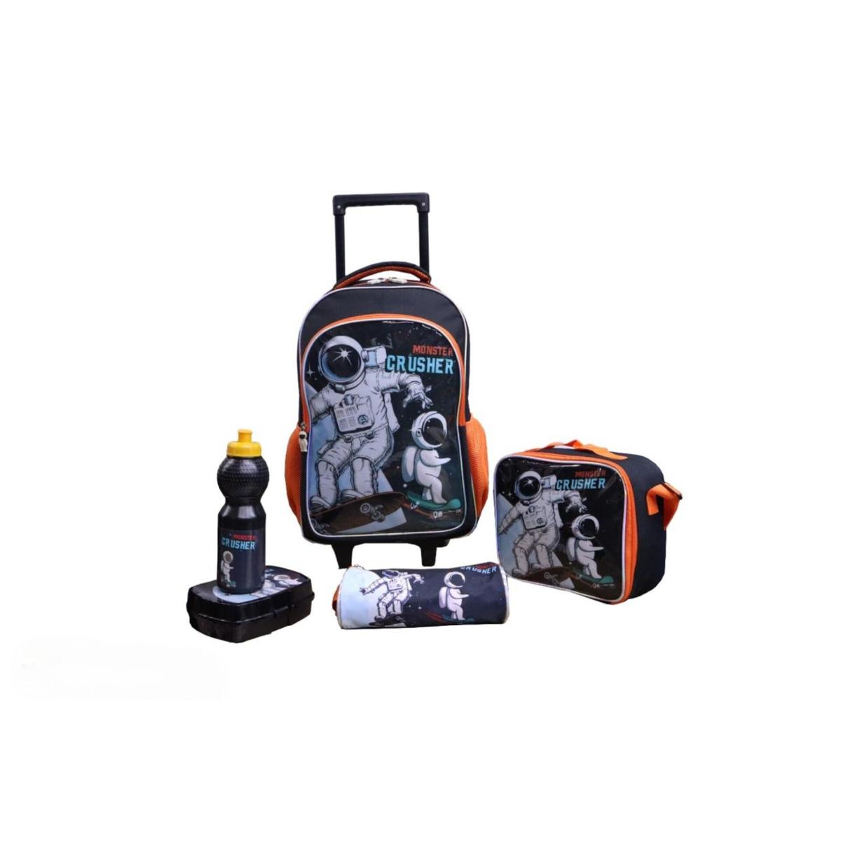 5-in-1 Kids School Rolling Backpack Set