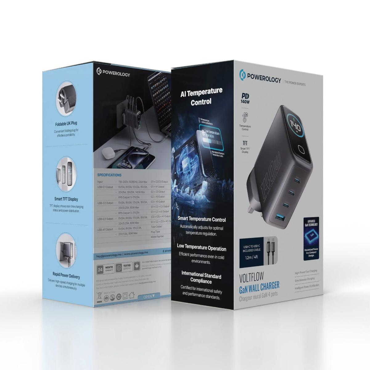 Powerology Voltflow GaN Charger