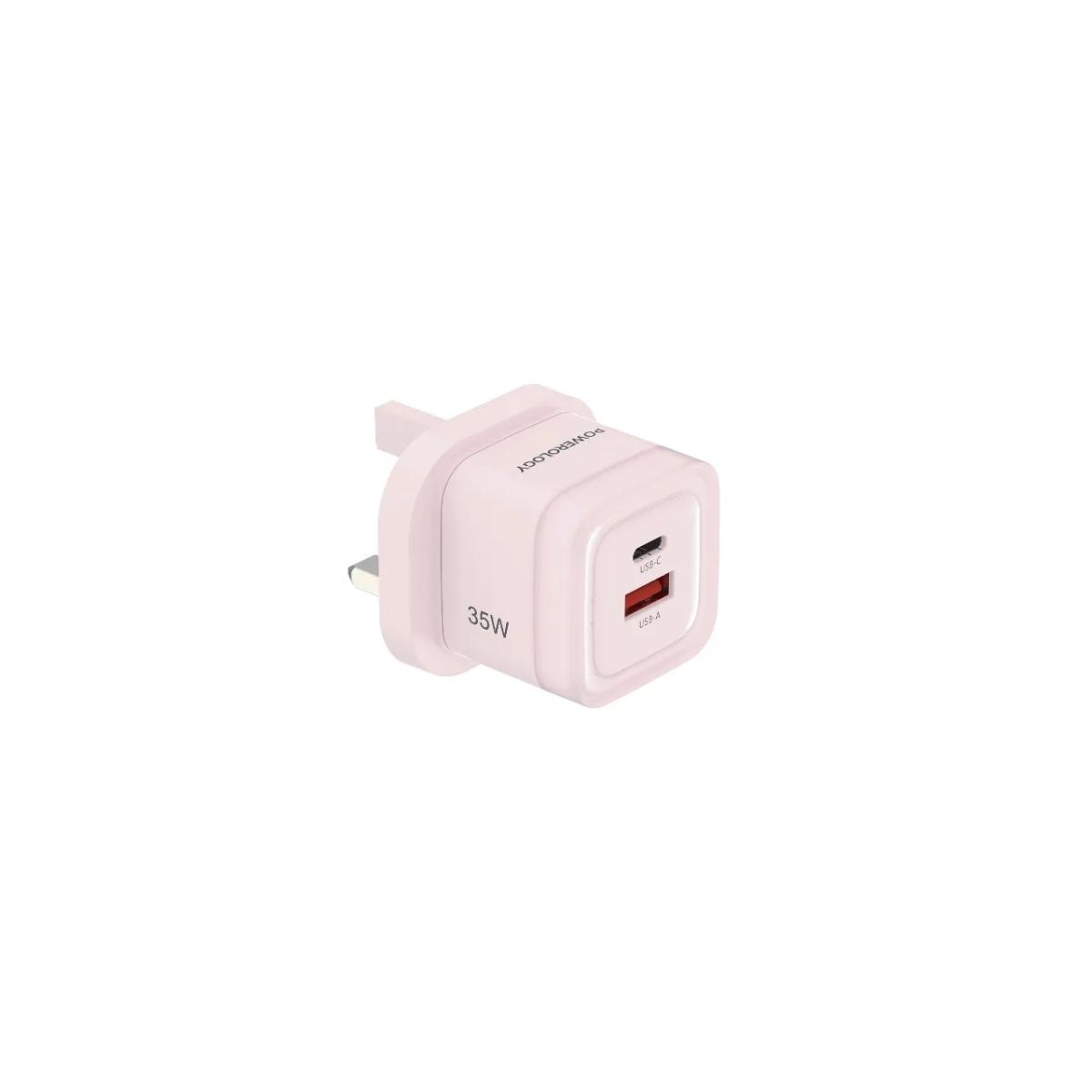 Powerology Dual-Port PD 35W Fast Charger