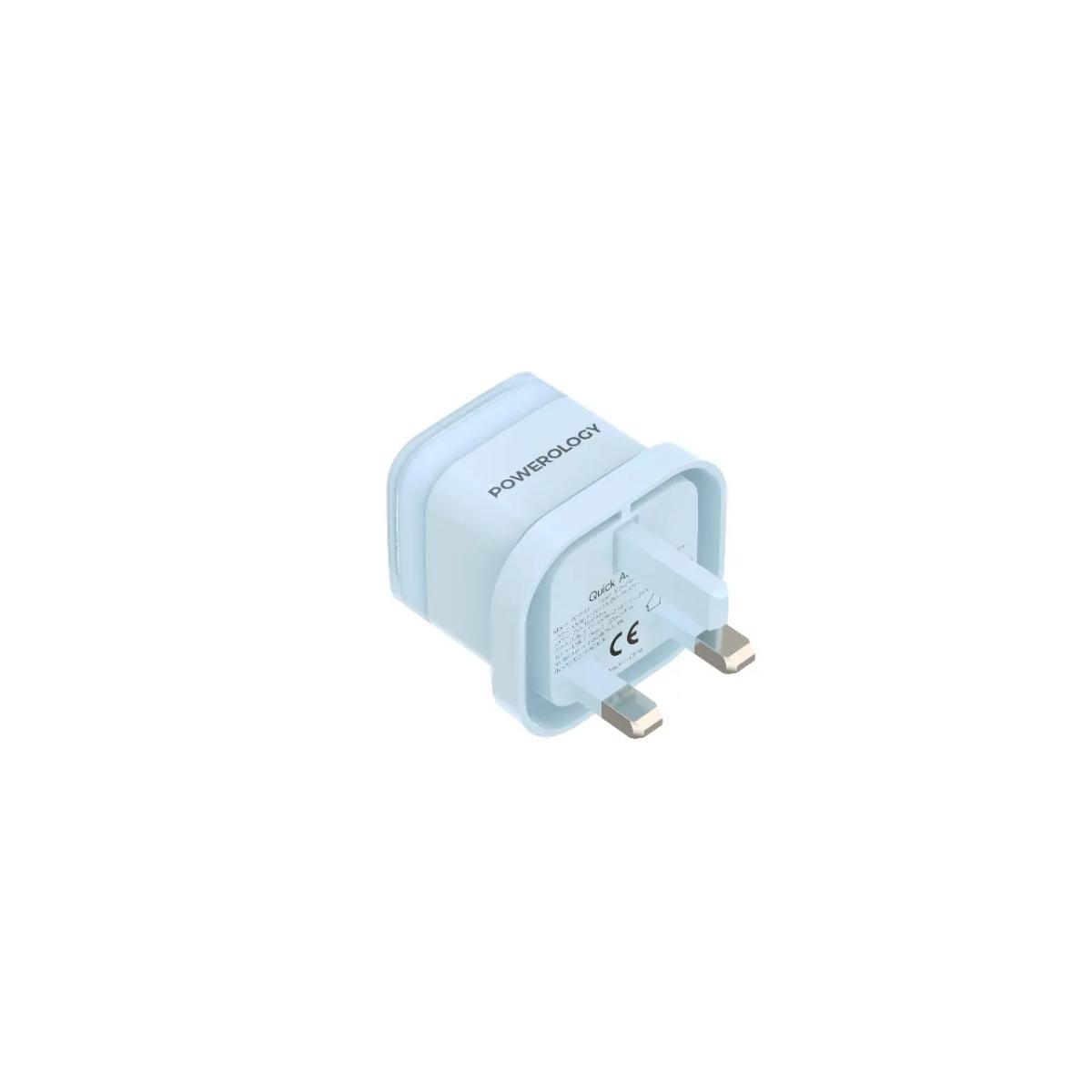Powerology Dual-Port PD 35W Fast Charger