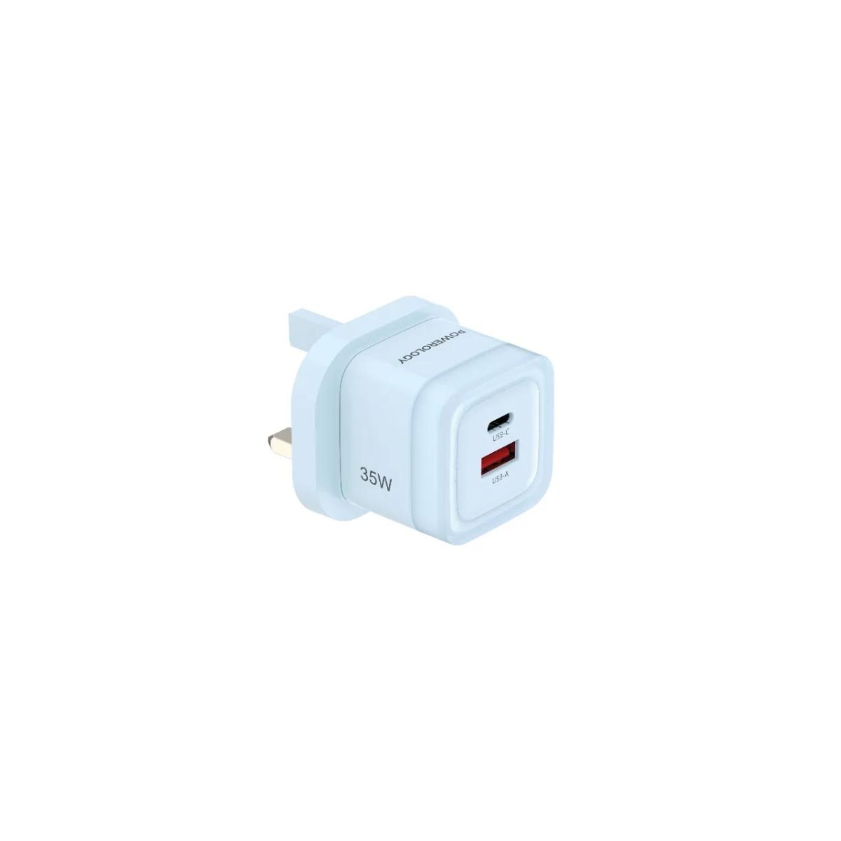 Powerology Dual-Port PD 35W Fast Charger