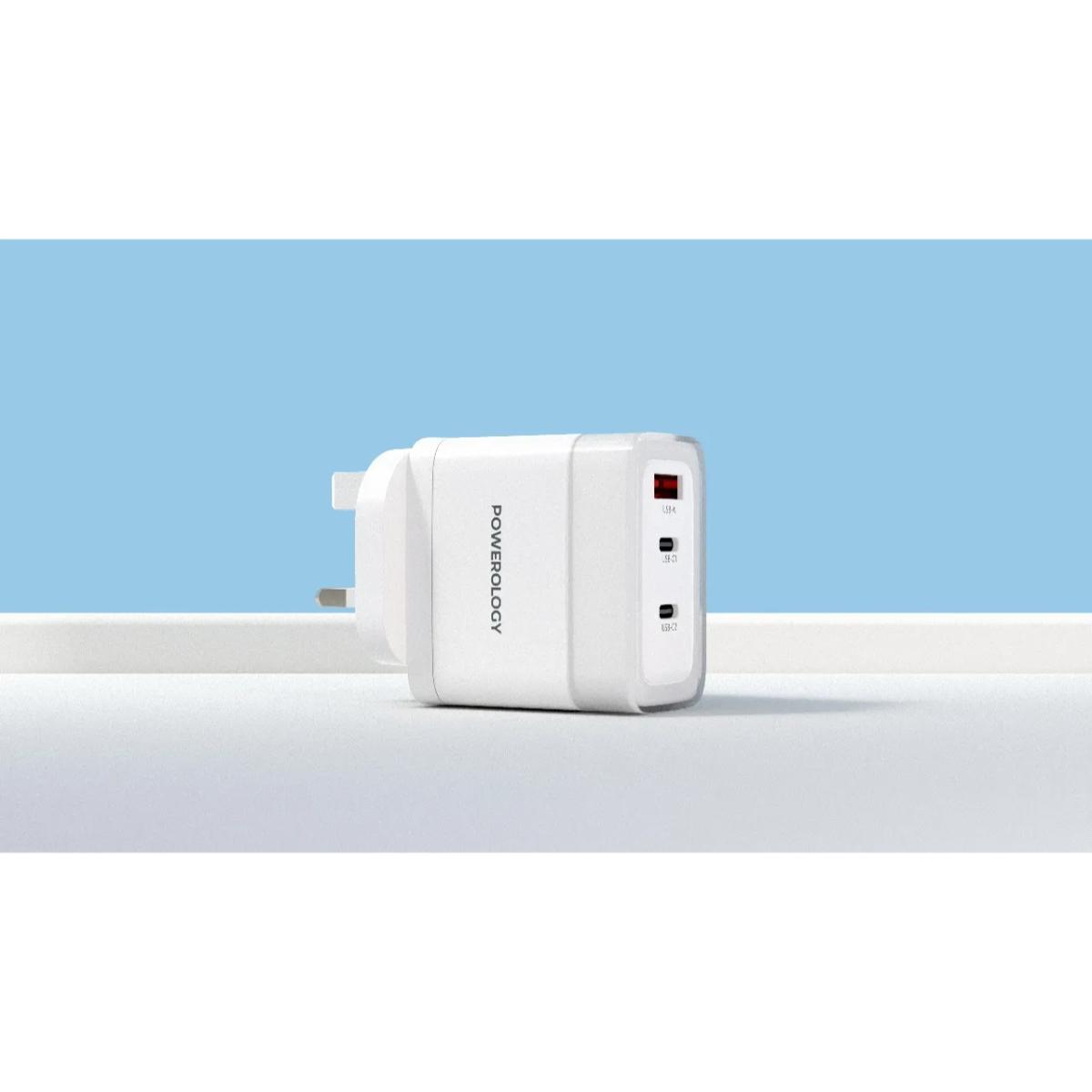 Powerology Lunex  PD Fast Charger UK 3-Pin