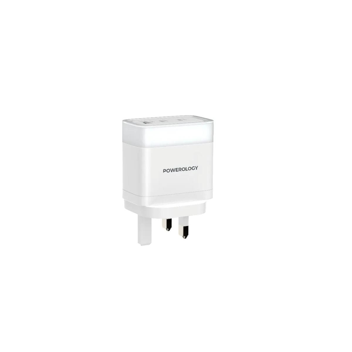 Powerology Lunex  PD Fast Charger UK 3-Pin