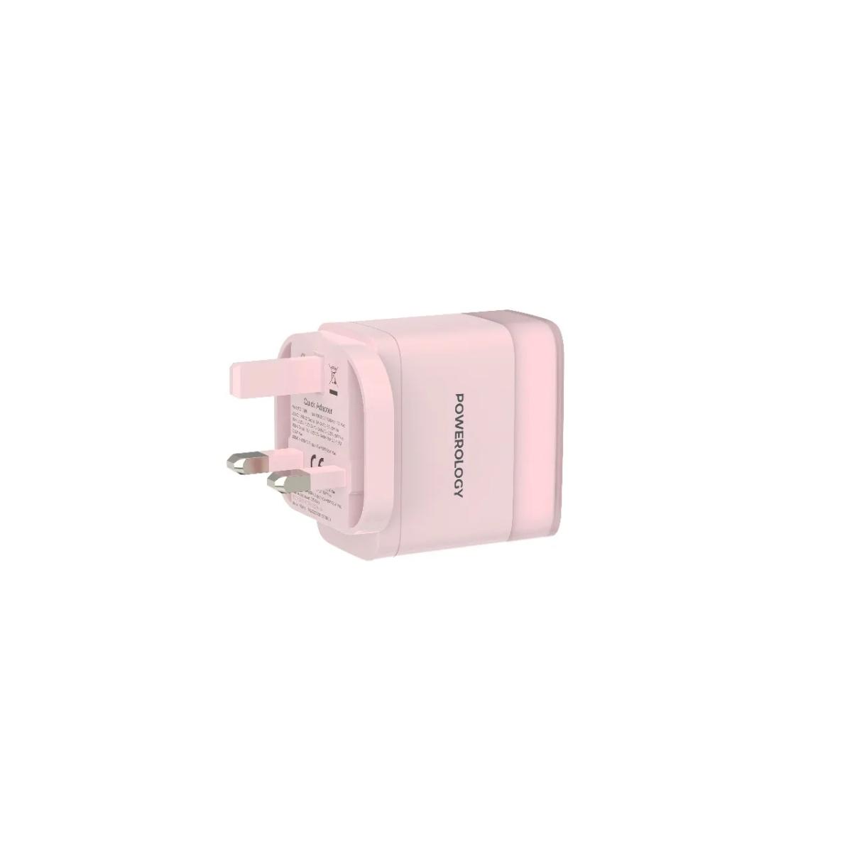 Powerology Lunex  PD Fast Charger UK 3-Pin