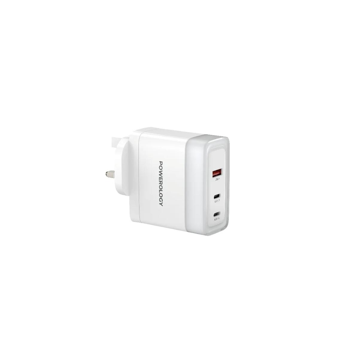 Powerology Lunex  PD Fast Charger UK 3-Pin