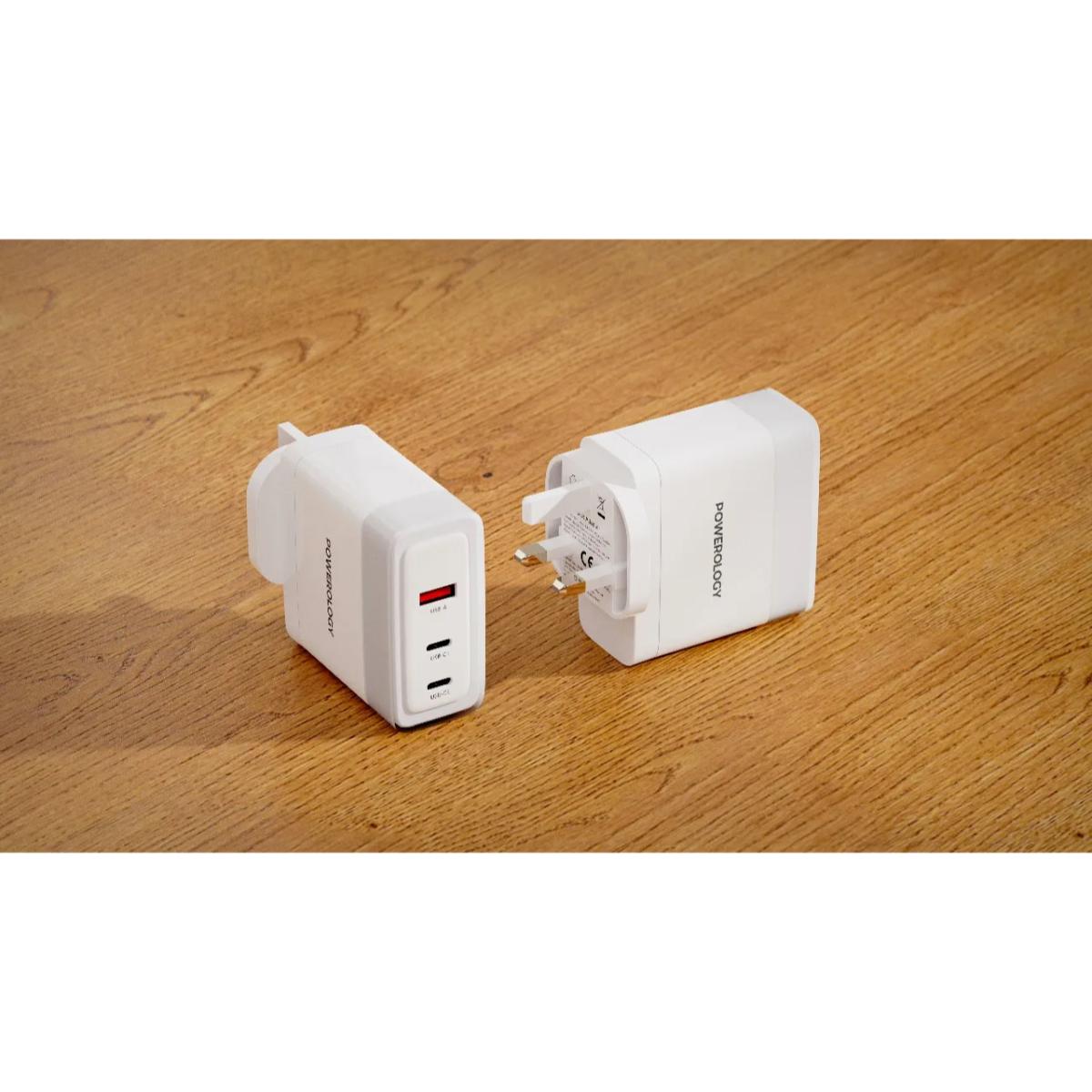 Powerology Lunex  PD Fast Charger UK 3-Pin