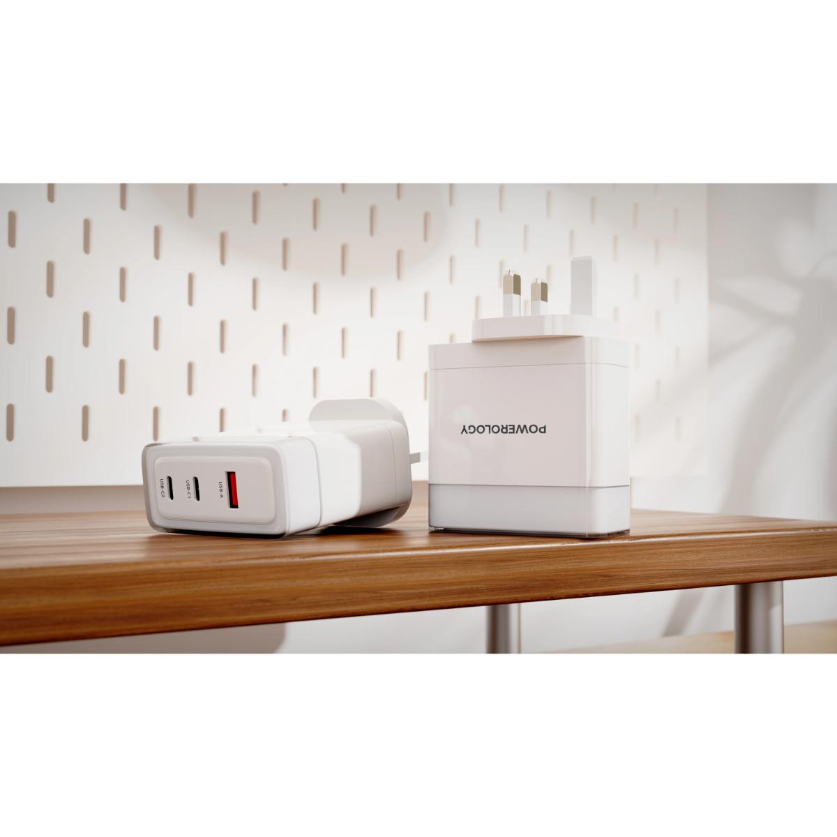 Powerology Lunex  PD Fast Charger UK 3-Pin