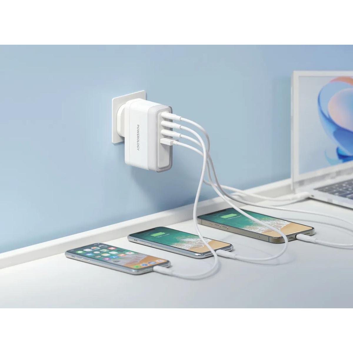 Powerology Lunex  PD GaN Fast Charger 4-Port