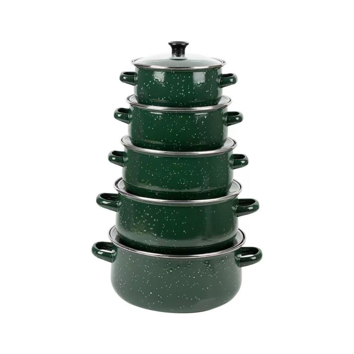 10 PCS Enamel Casserole Set