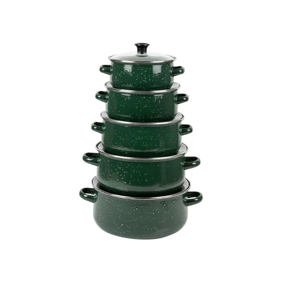 10 PCS Enamel Casserole Set