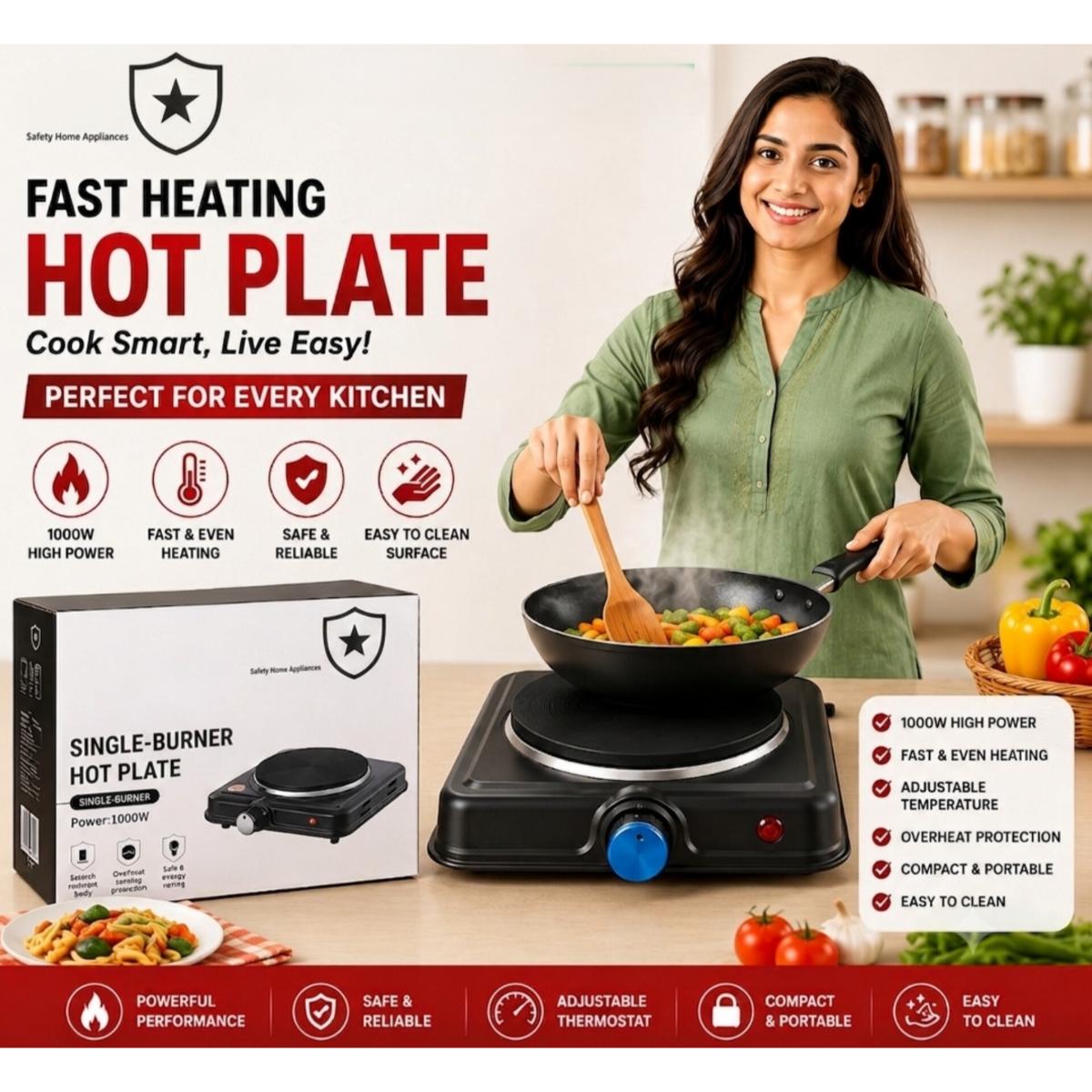 Hot Plate Portable Single Burner