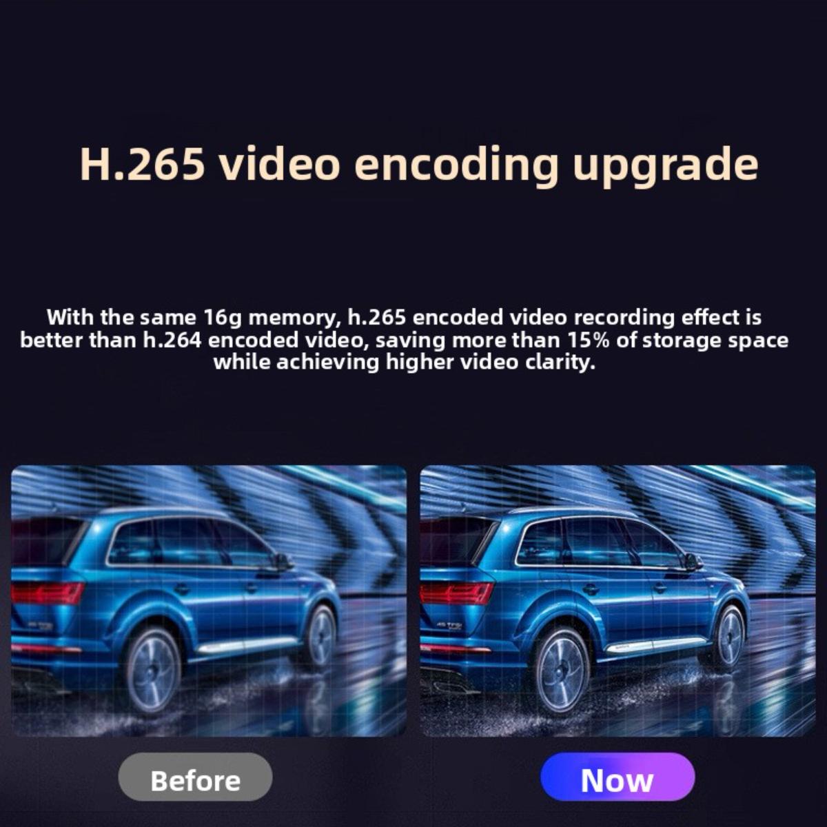 Dual 2K WiFi Dash Camera Front & Rear