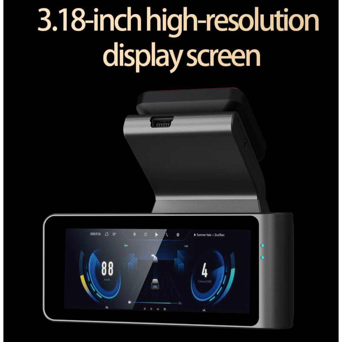 Dual 2K WiFi Dash Camera Front & Rear
