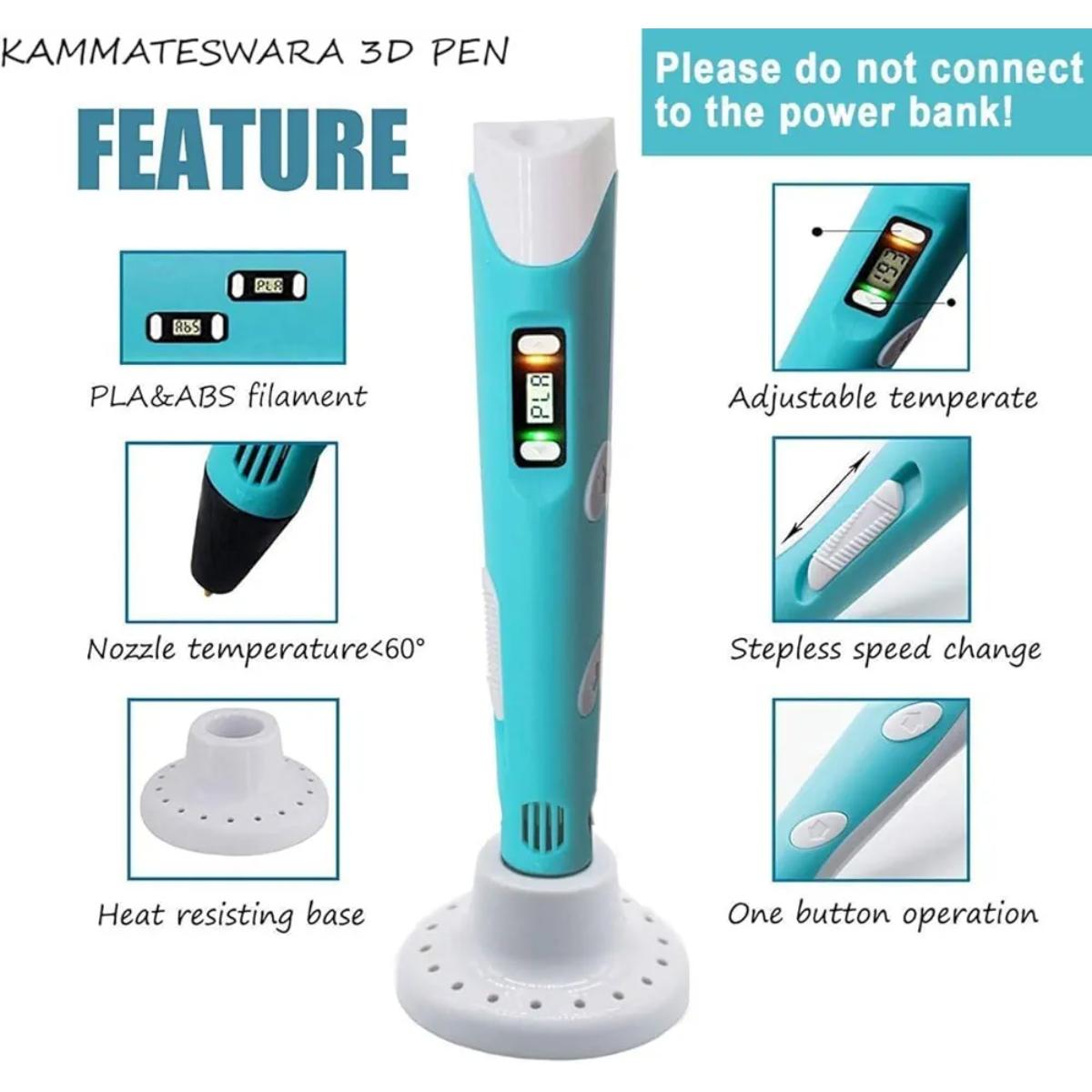 3D Printing Pen with LCD Display