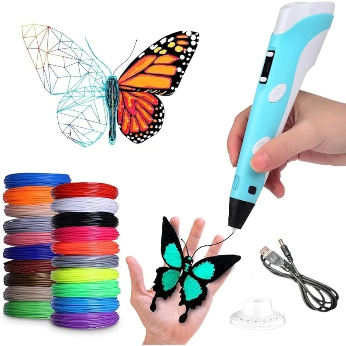 3D Printing Pen with LCD Display