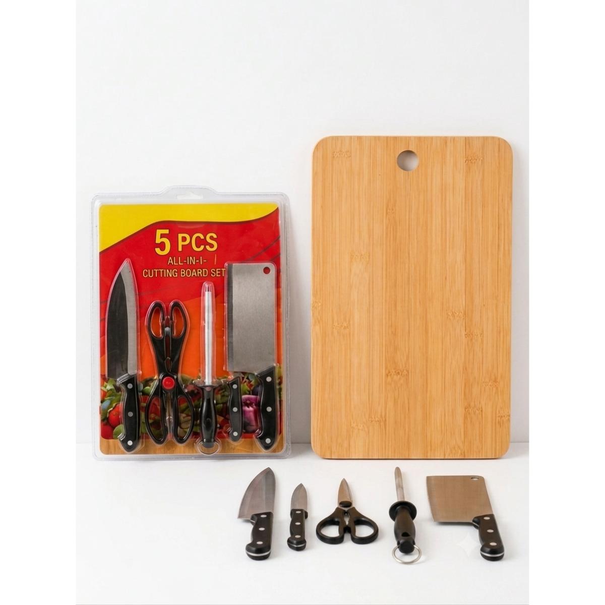 5-Piece Kitchen Cutting Board Set