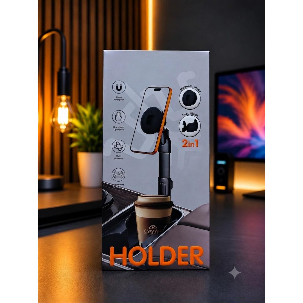 2-in-1 Magnetic Car Phone Holder