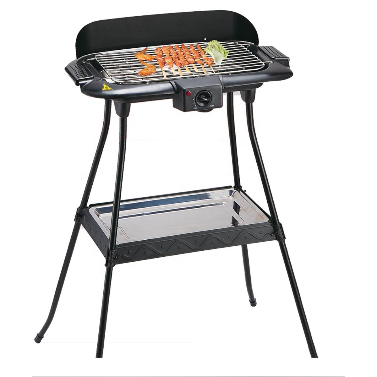 2000W Electric BBQ Grill with Stand